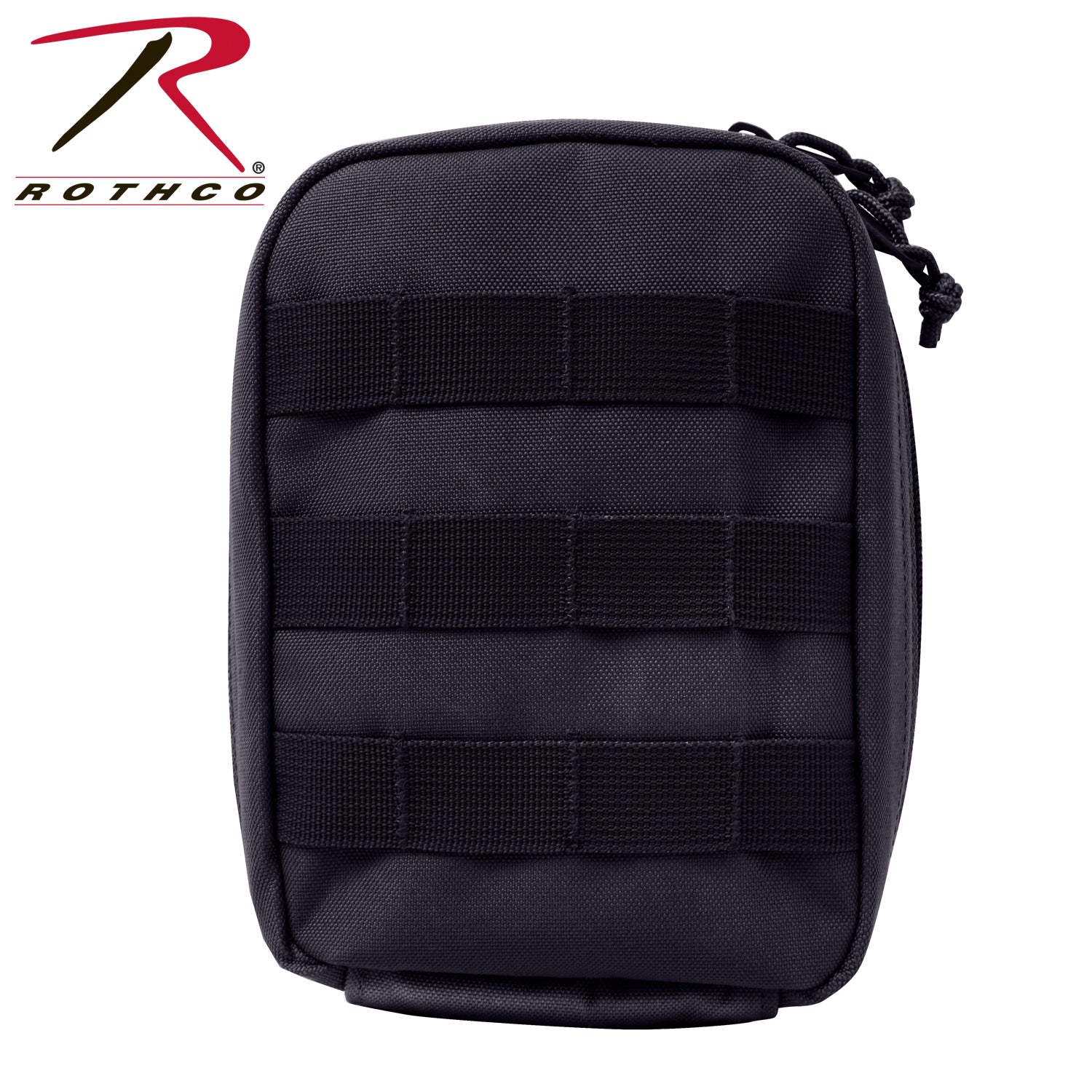 Rothco MOLLE Tactical First Aid Kit Black – Compact Emergency Medical Supply for Outdoor & Tactical Use
