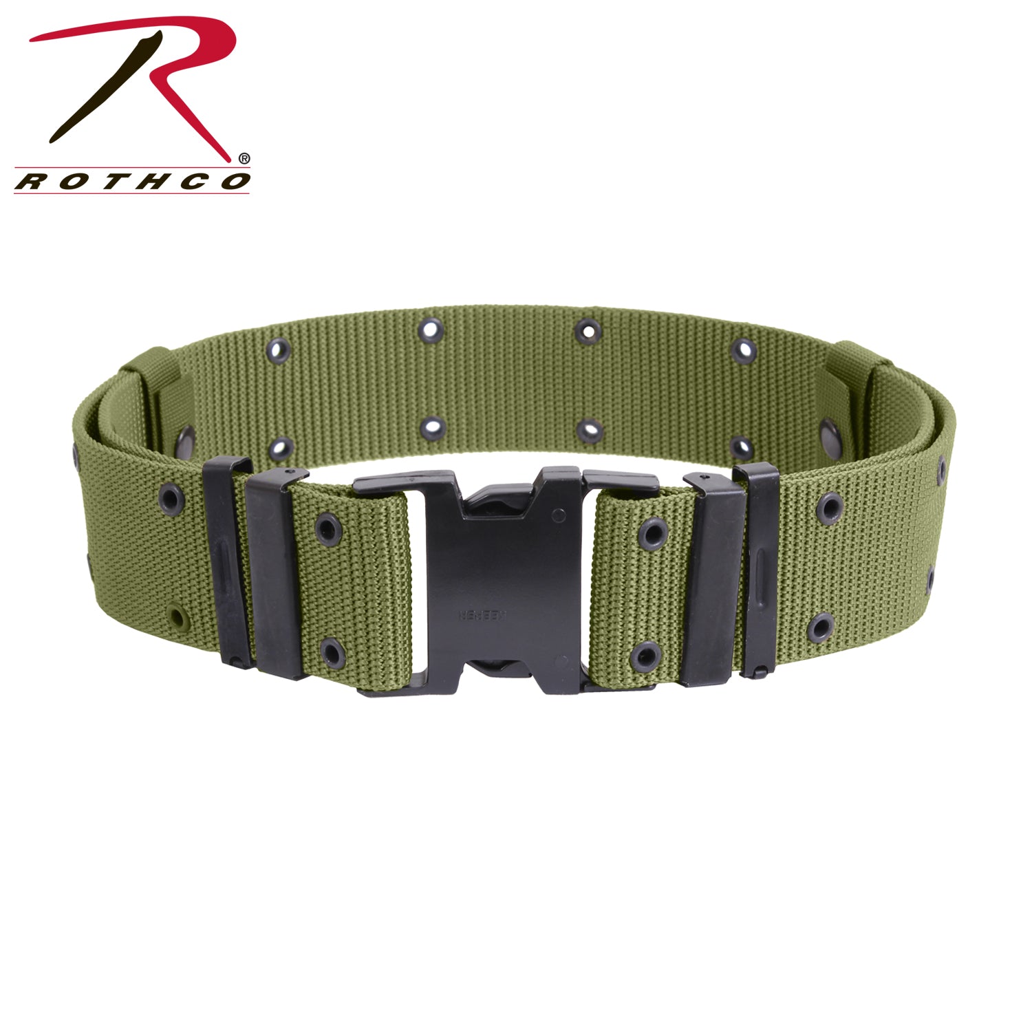 Rothco New Issue Marine Corps Style Quick Release Pistol Belt in Olive Drab, Size Large