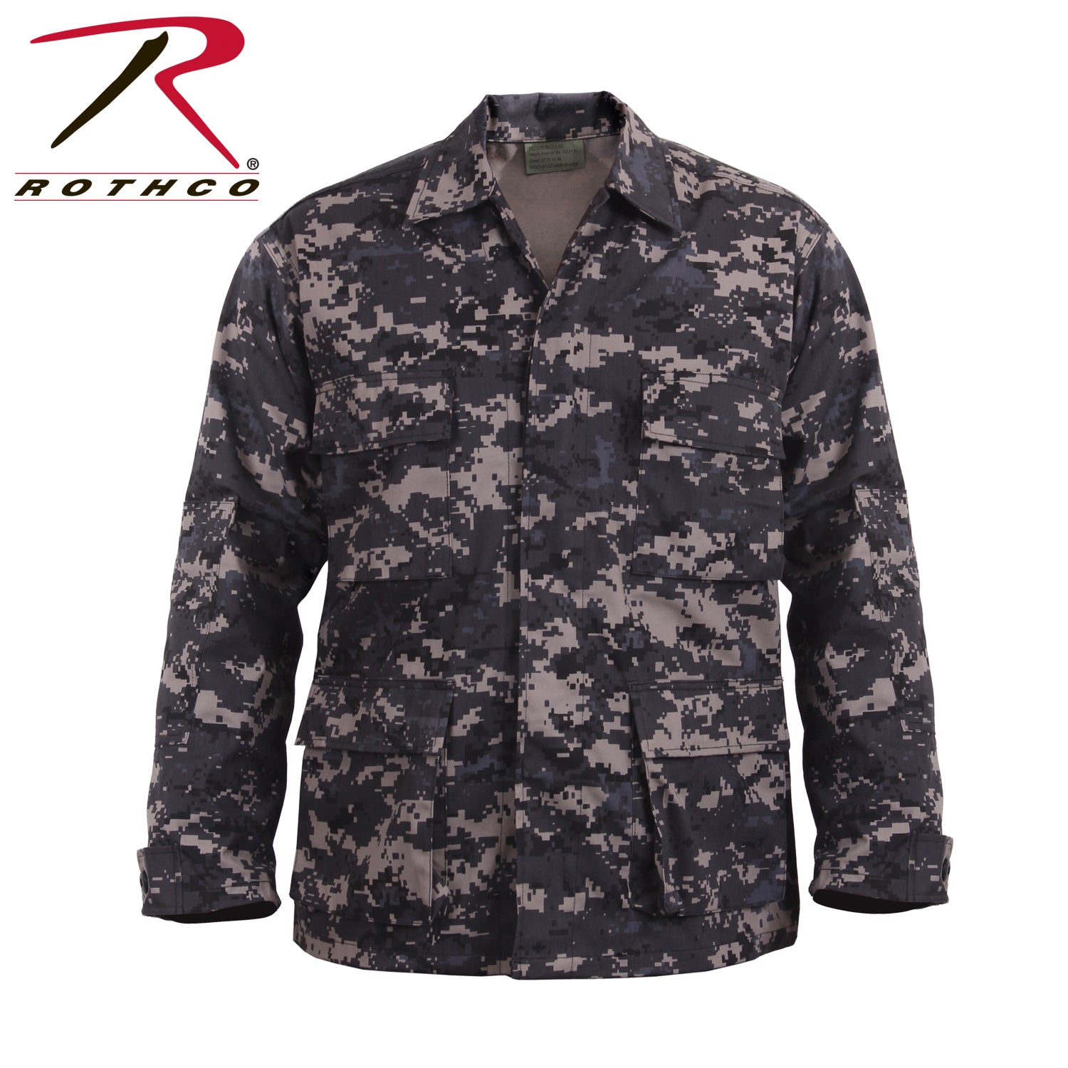 Rothco Twill BDU Shirt in Subdued Urban Digital Camo, Size 2XL