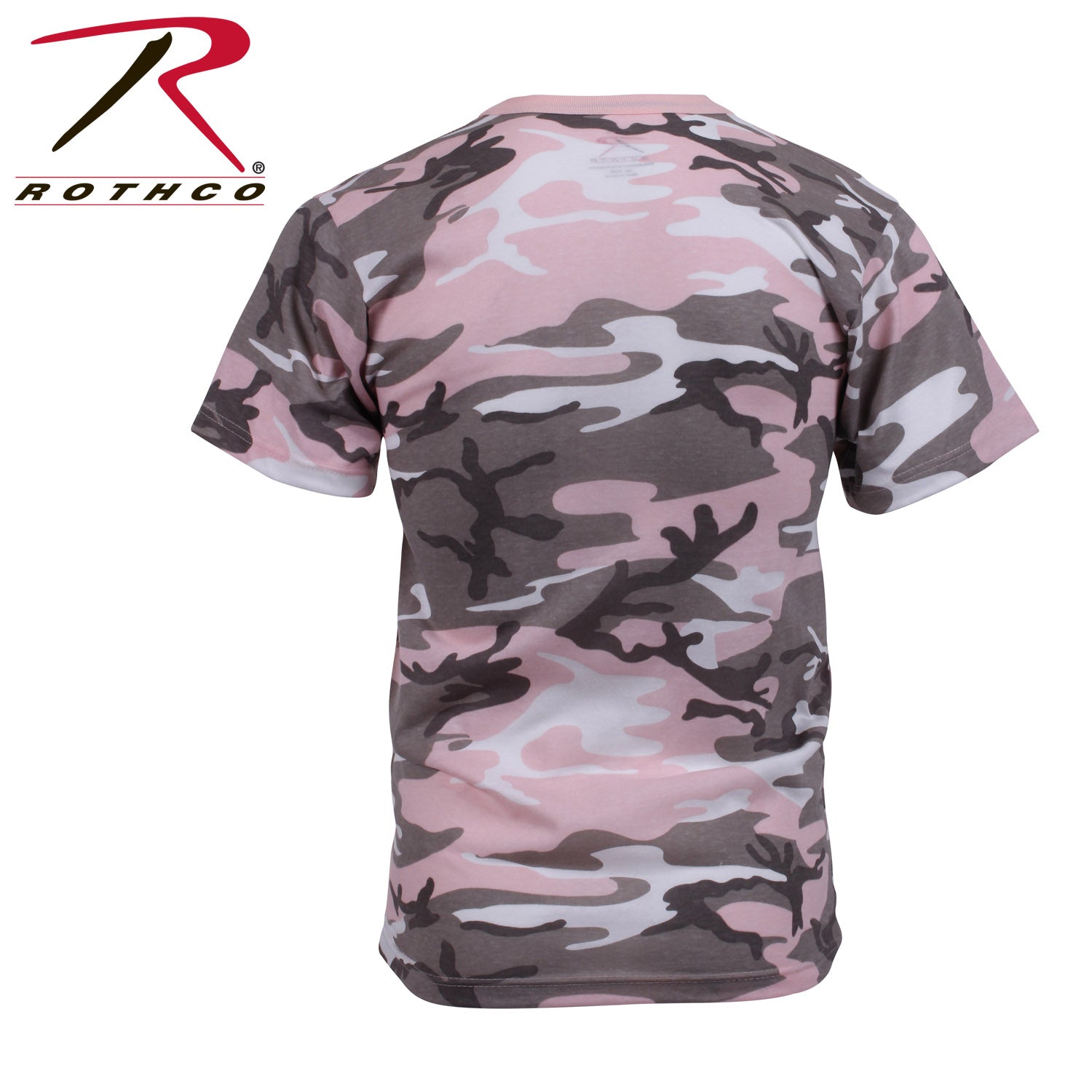 Rothco Subdued Pink Camo T-Shirt Size Large - Durable Military-Style Camouflage Tee