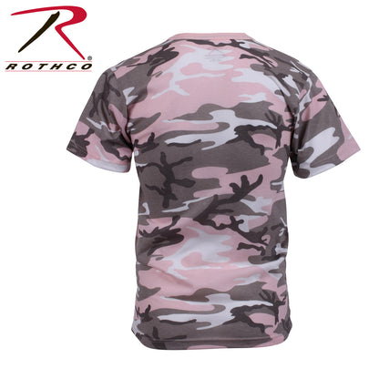 Rothco Subdued Pink Camo T-Shirt Size Large - Durable Military-Style Camouflage Tee