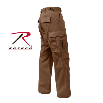 Rothco Tactical BDU Pants Brown Size Large for Military, Outdoor & Tactical Use