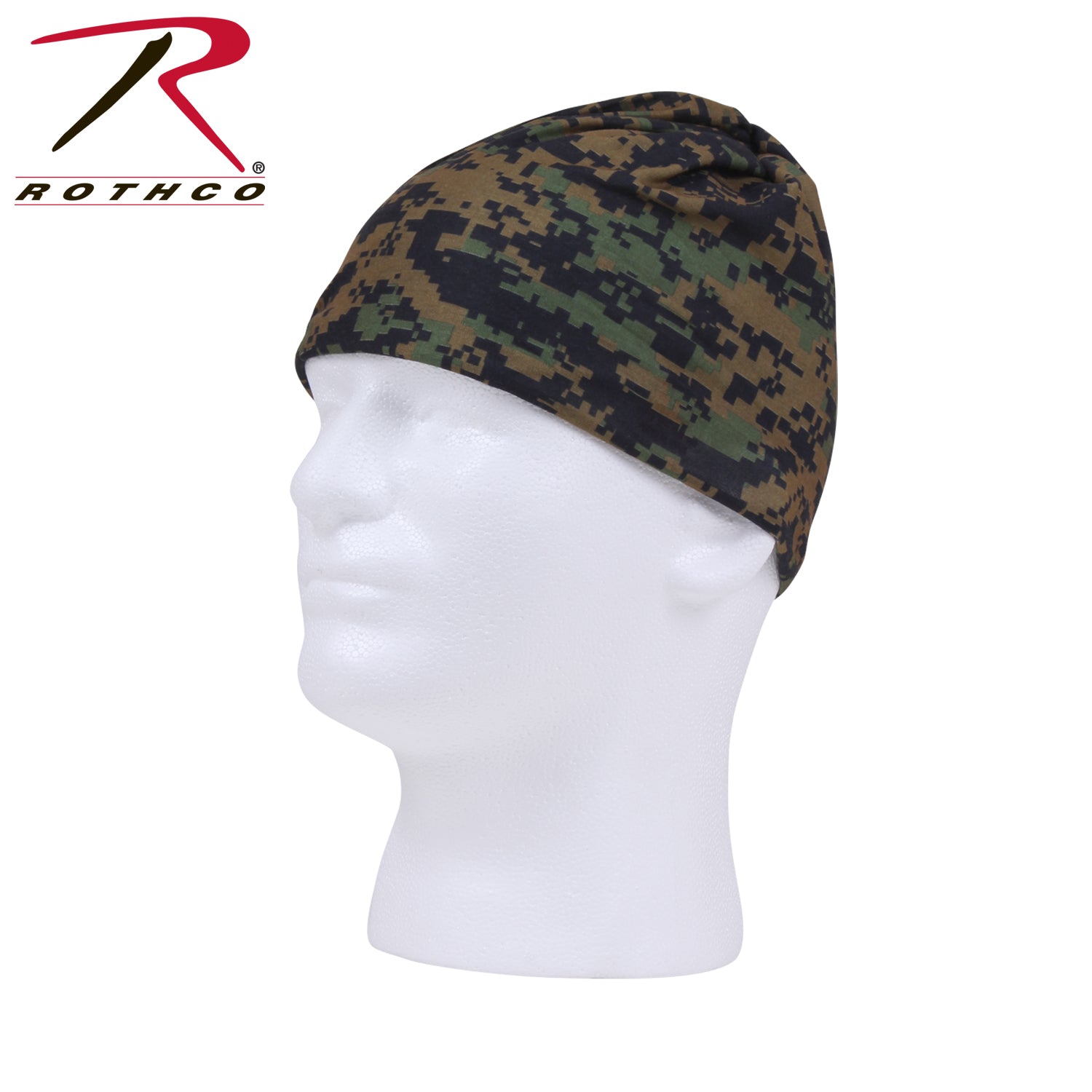 Rothco Multi-Use Tactical Neck Gaiter and Face Covering in Woodland Digital Camo (Part No. 5303)