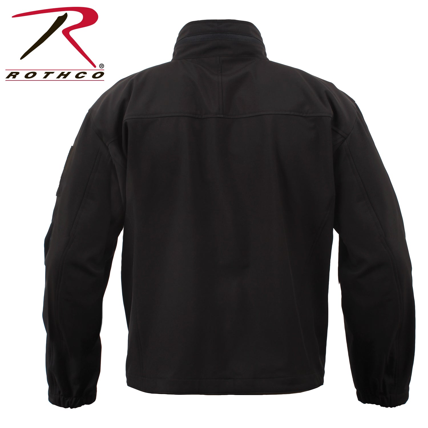 Rothco Covert Ops Lightweight Soft Shell Jacket in Black, Size Small