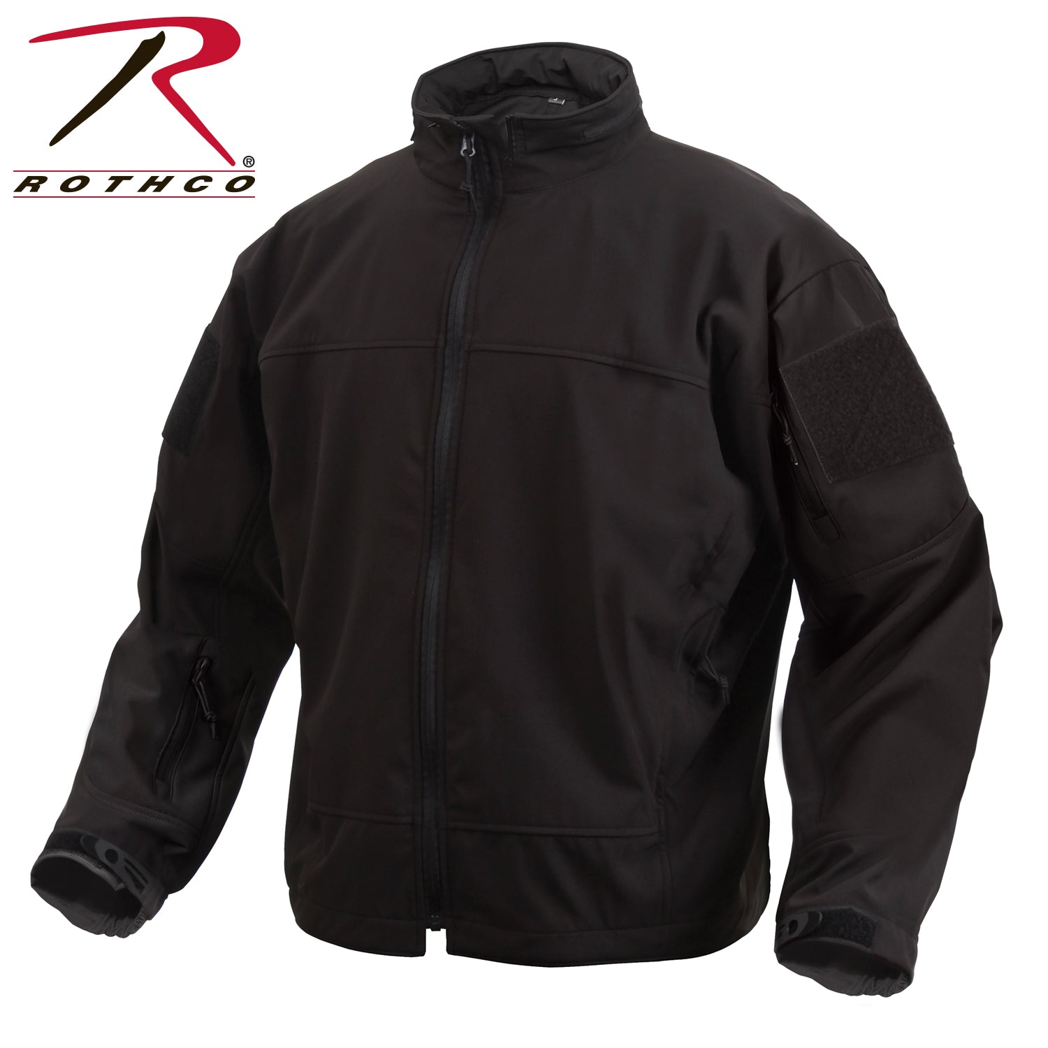 Rothco Covert Ops Lightweight Soft Shell Jacket Black Size Large
