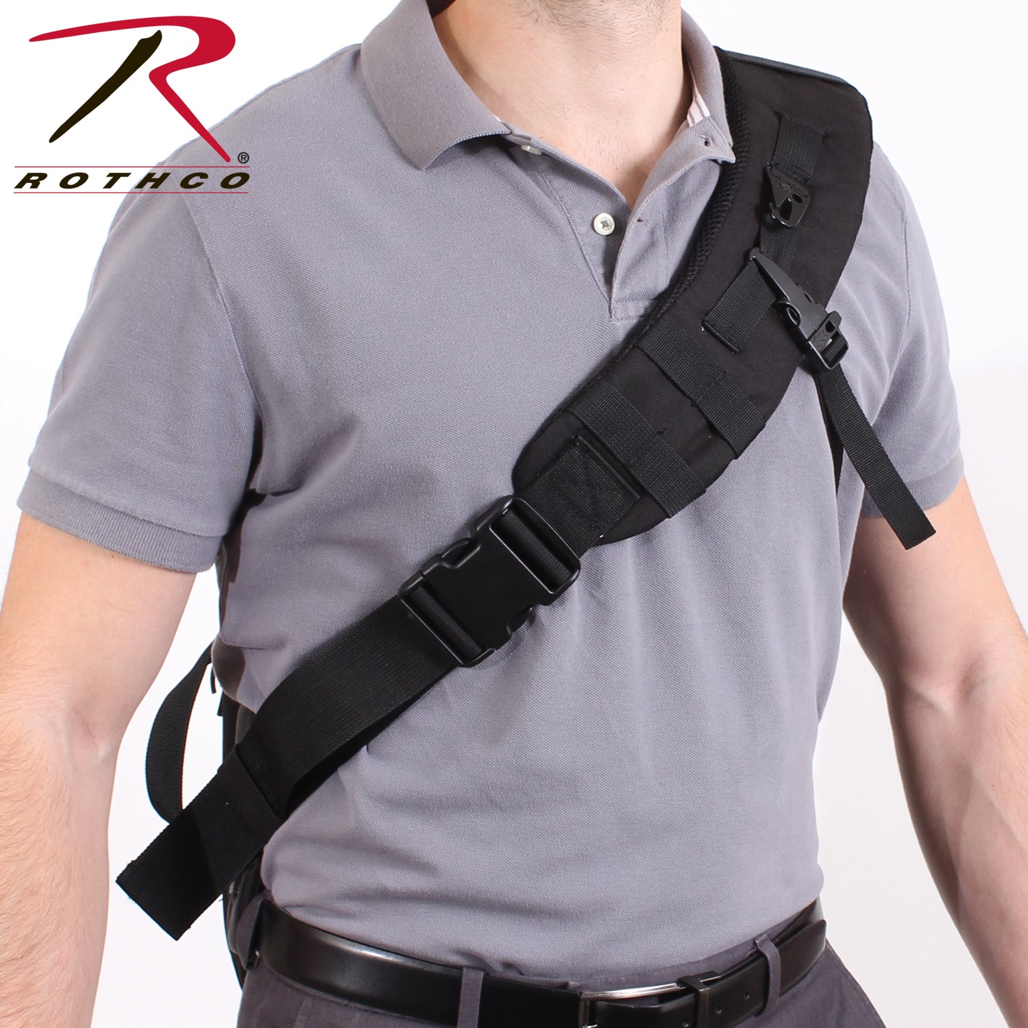 Rothco Tactisling Transport Pack Black – Versatile EDC Tactical Sling Bag with MOLLE Compatibility