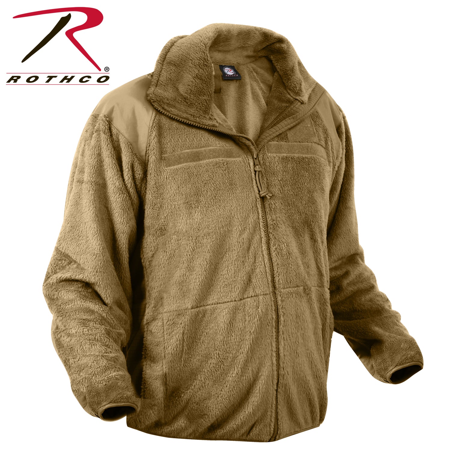 Rothco Generation III Level 3 ECWCS Fleece Jacket in Coyote Brown, Size 2XL