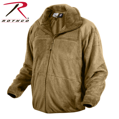 Rothco Generation III Level 3 ECWCS Fleece Jacket in Coyote Brown, Size 2XL