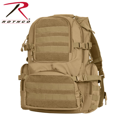 Rothco Multi-Chamber MOLLE Assault Pack Coyote Brown Part 25501
