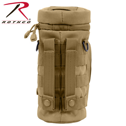 Rothco MOLLE Compatible Water Bottle Pouch in Coyote Brown - Part No. 2779