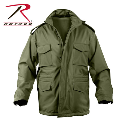 Rothco Soft Shell Tactical M-65 Field Jacket Olive Drab Size Small