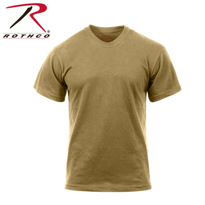 Rothco Moisture Wicking T-Shirt in Brown, Size XL – Lightweight Performance Combat and Workout Tee