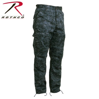 Rothco Digital Camo Tactical BDU Pants 2XL Midnight Digital Camo