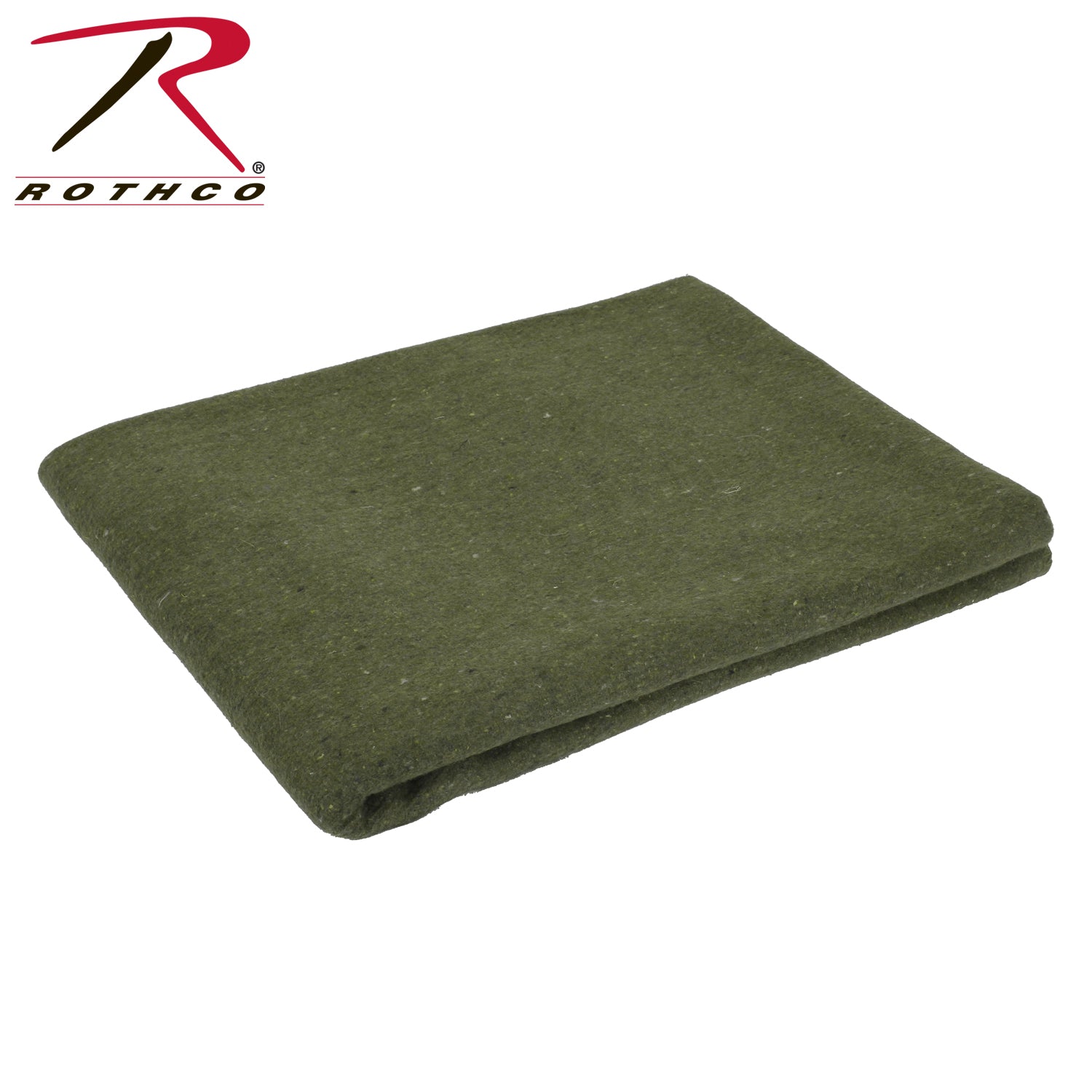Rothco Wool Rescue Survival Blanket Olive Drab 60" x 80"