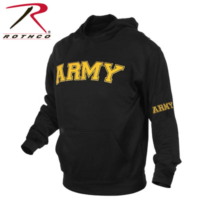 Rothco Army Pullover Hoodie in Black, Size M – Durable Tactical Outdoor Apparel