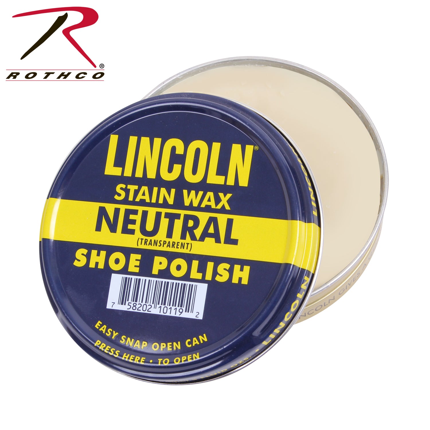 Lincoln U.S.M.C. Stain Wax Shoe Polish Neutral - Premium Leather Care for a Brilliant Shine