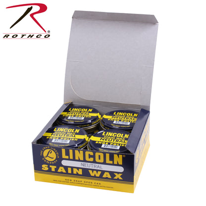 Lincoln U.S.M.C. Stain Wax Shoe Polish Neutral - Premium Leather Care for a Brilliant Shine
