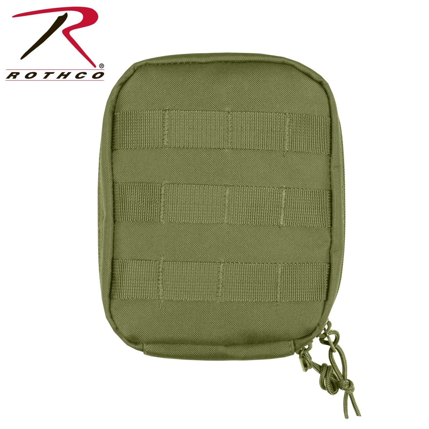 Rothco MOLLE Tactical First Aid Kit Olive Drab - Compact Emergency Medical Supply Pouch for Outdoor & Tactical Use