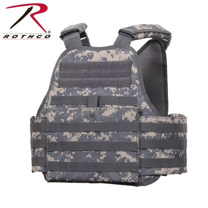 Rothco MOLLE Plate Carrier Vest ACU Digital Camo Size Regular