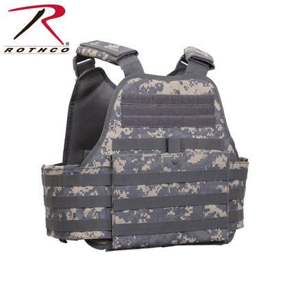 Rothco MOLLE Plate Carrier Vest ACU Digital Camo Size Regular