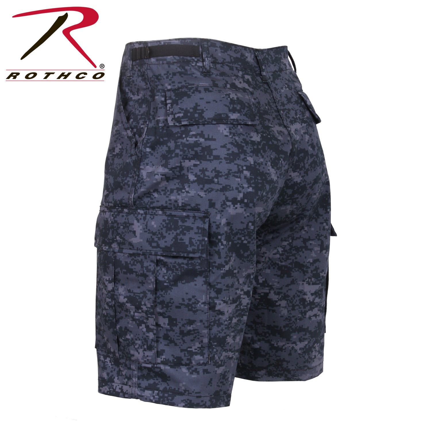 Rothco Camo BDU Shorts Midnight Digital Camo Size Small for Tactical and Outdoor Use
