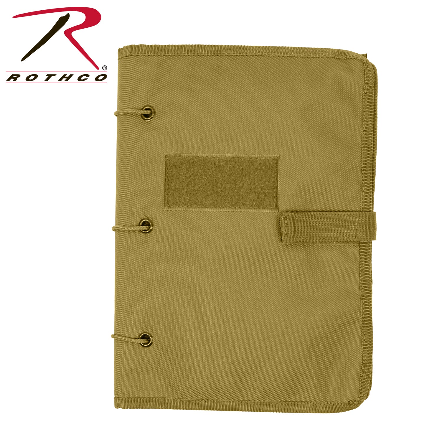 Rothco Hook & Loop Patch Book Coyote Brown – Organizer for Morale, Rank, and Skill Patches