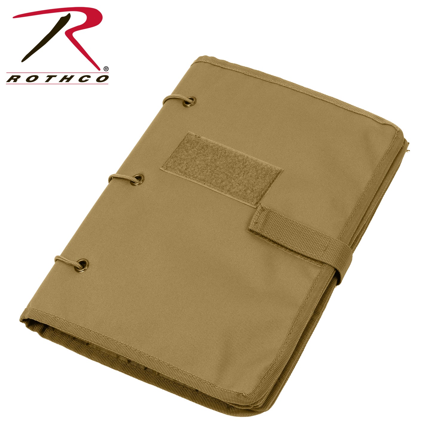Rothco Hook & Loop Patch Book Coyote Brown – Organizer for Morale, Rank, and Skill Patches
