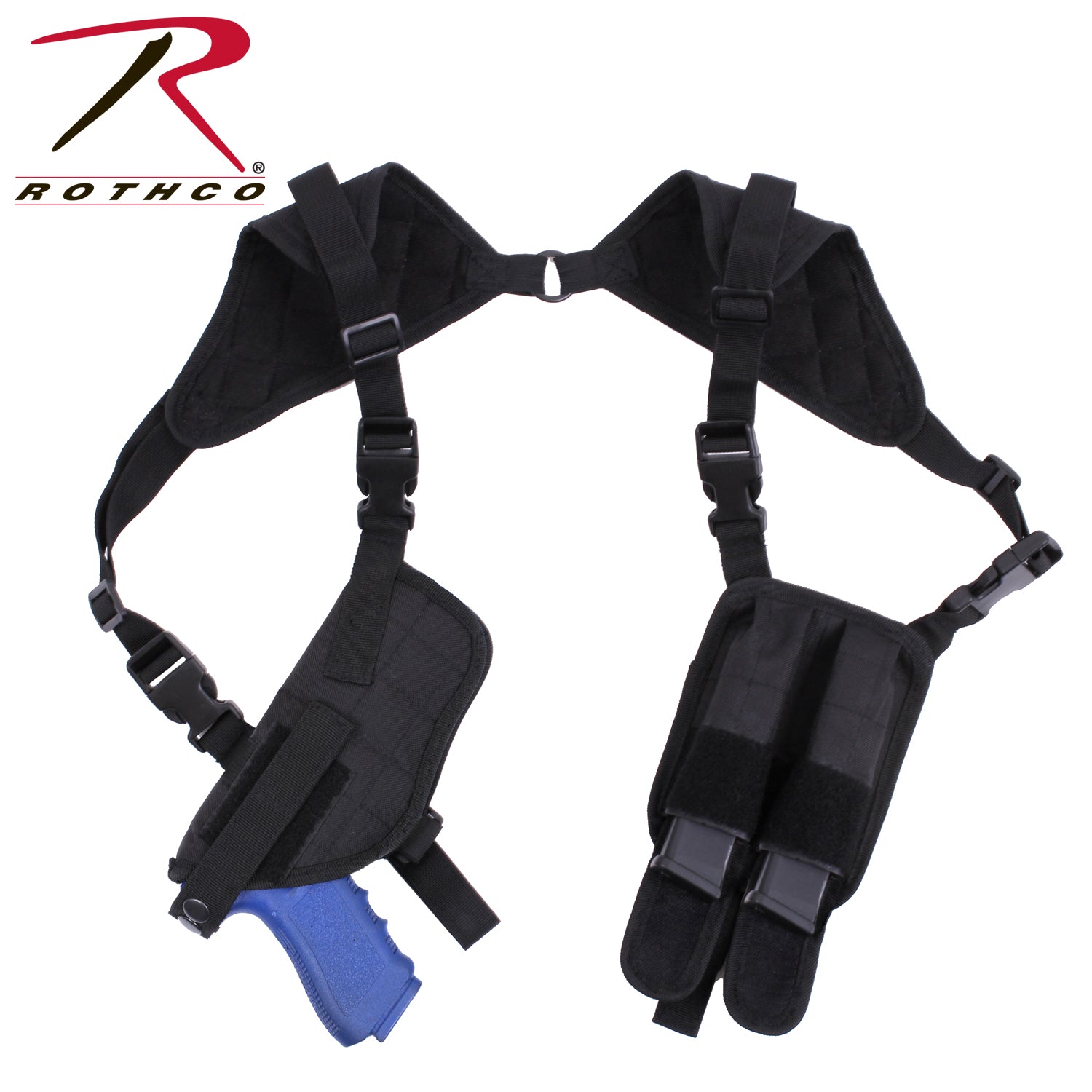 Rothco Ambidextrous Shoulder Holster Black - Law Enforcement and Tactical Gear