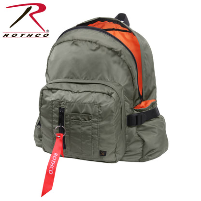 Rothco MA-1 Bomber Backpack in Sage Green – Classic Style Meets Functionality