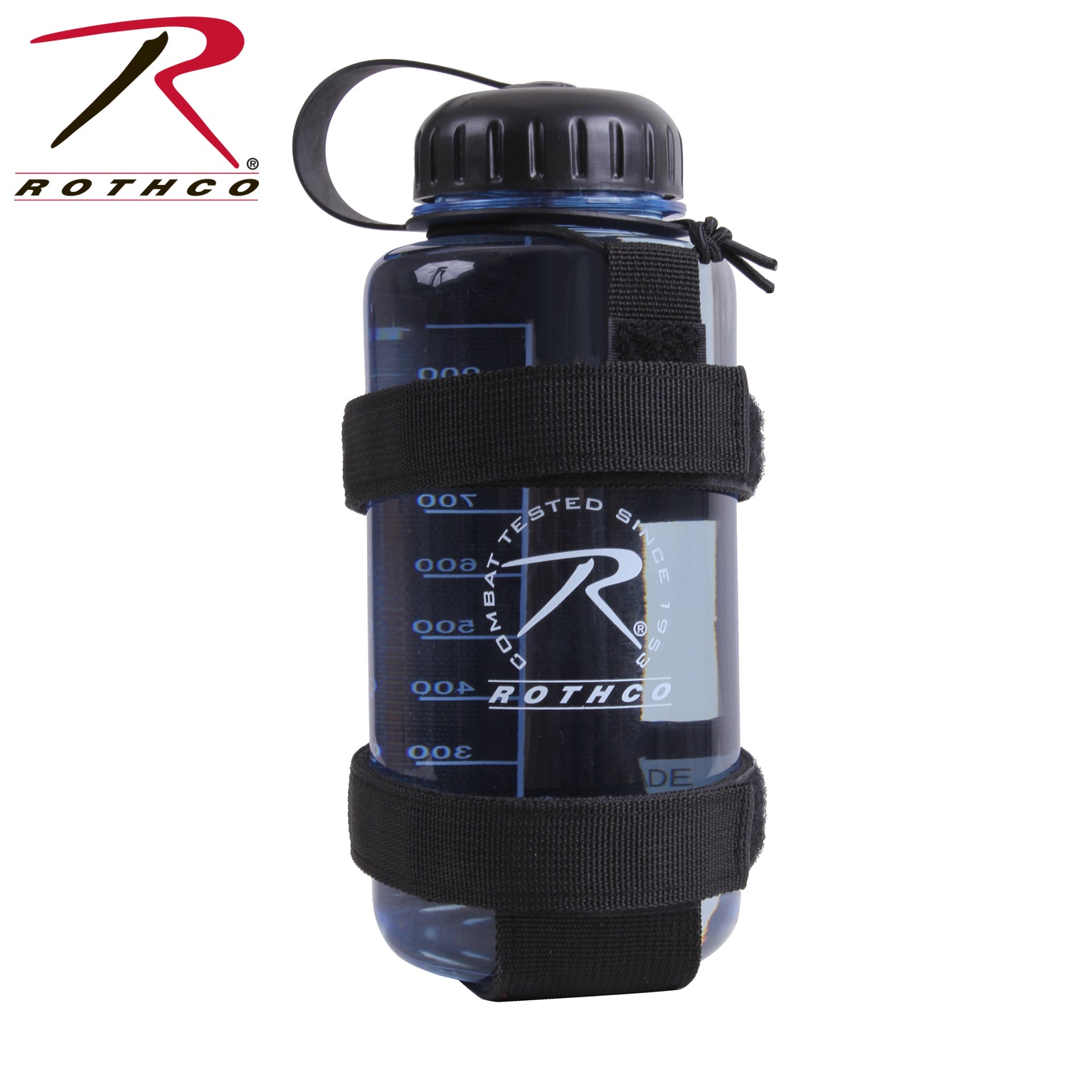 Rothco Lightweight MOLLE Bottle Carrier Black – Rugged Hydration Accessory for Outdoor Adventures