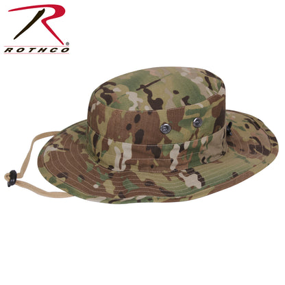 Rothco Adjustable Boonie Hat in MultiCam – Military-Style Wide Brim Sun Protection