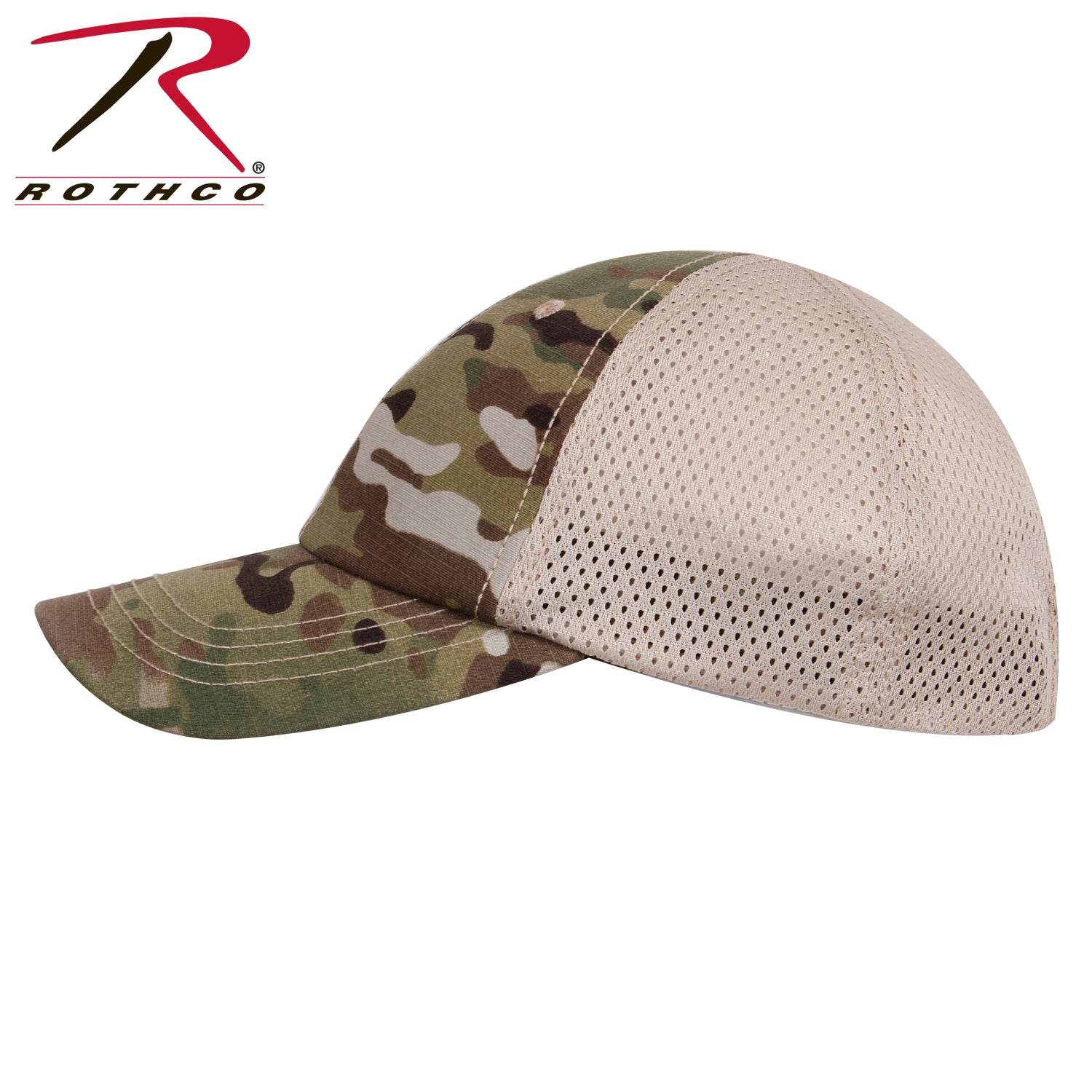 Rothco Mesh Back Tactical Cap MultiCam - Durable and Breathable Headwear for Outdoor Activities