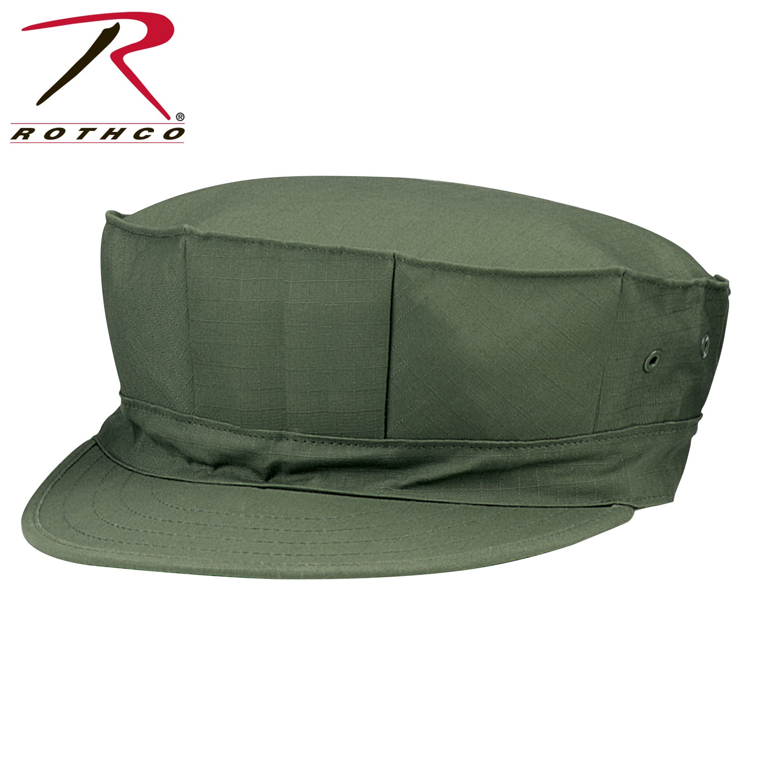 Rothco 8 Point Military Cap Olive Drab Size M - Durable Classic Utility Hat