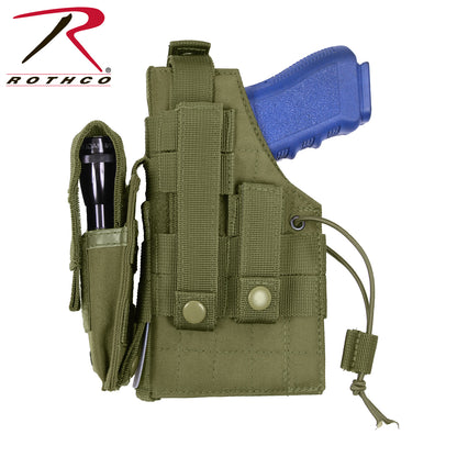 Rothco MOLLE Modular Ambidextrous Holster Olive Drab Part 10489 for Versatile Tactical Carry