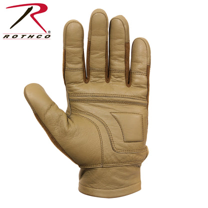 Rothco Hard Knuckle Tactical Gloves Size Small in Coyote Brown, Model 2807-CB-S