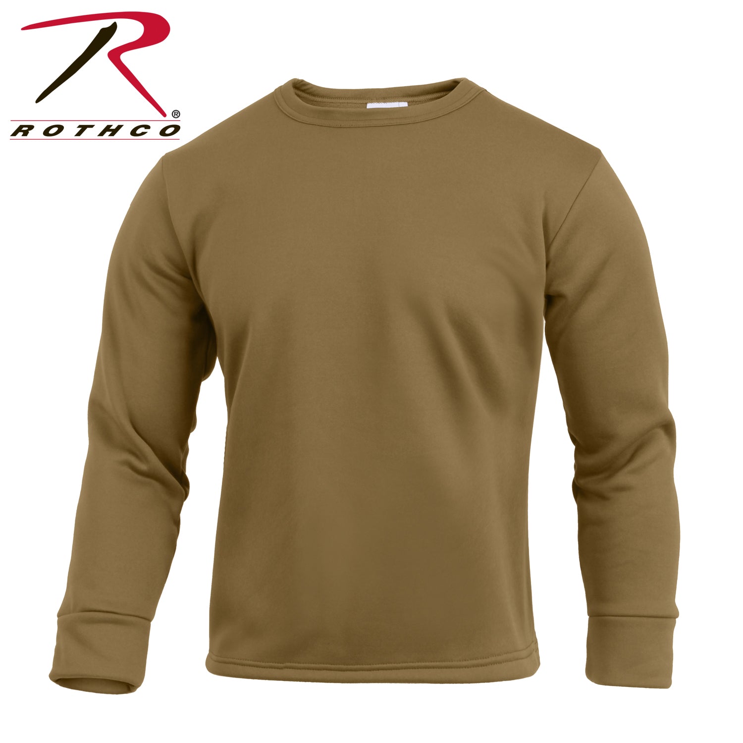 Rothco ECWCS Poly Crew Neck Top AR 670-1 Coyote Brown Size 3XL