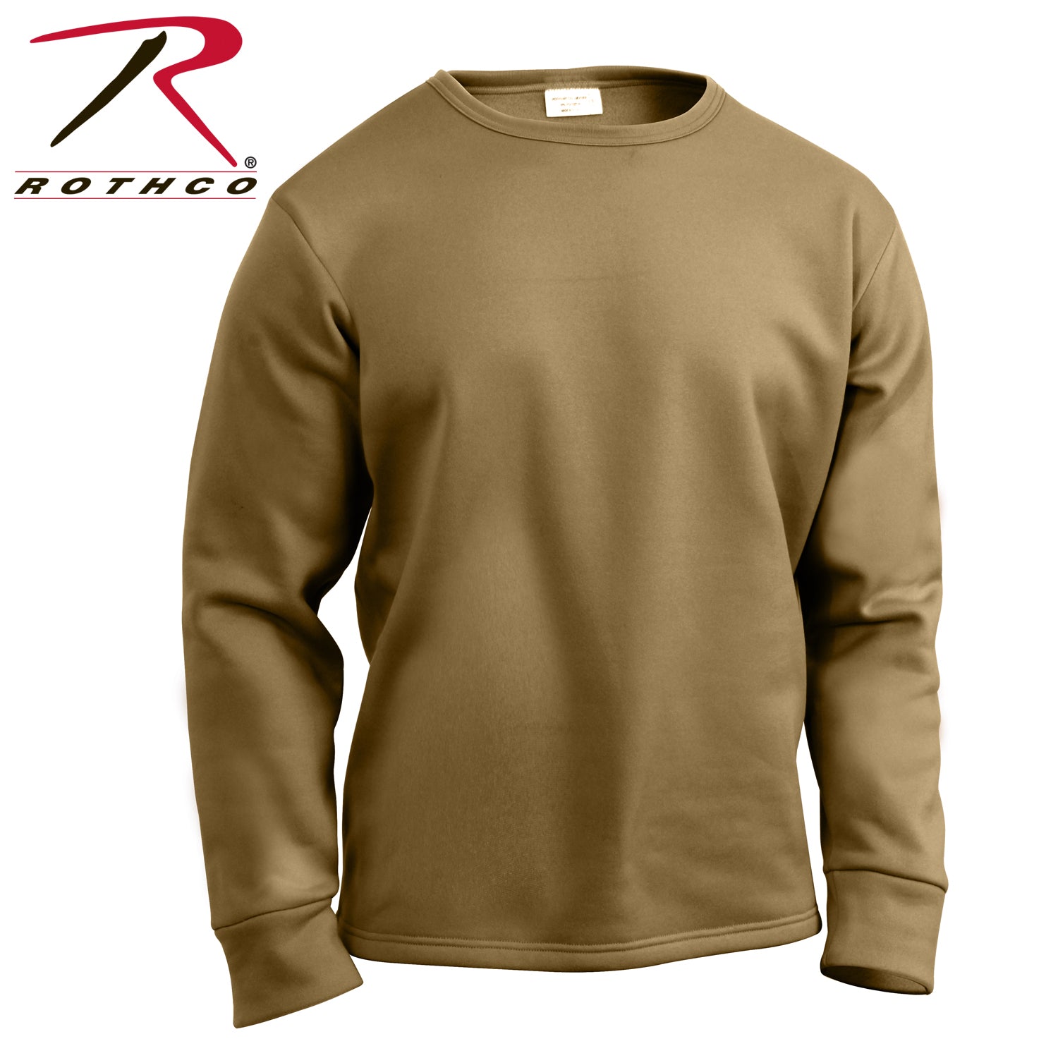 Rothco ECWCS Poly Crew Neck Top AR 670-1 Coyote Brown Size 3XL