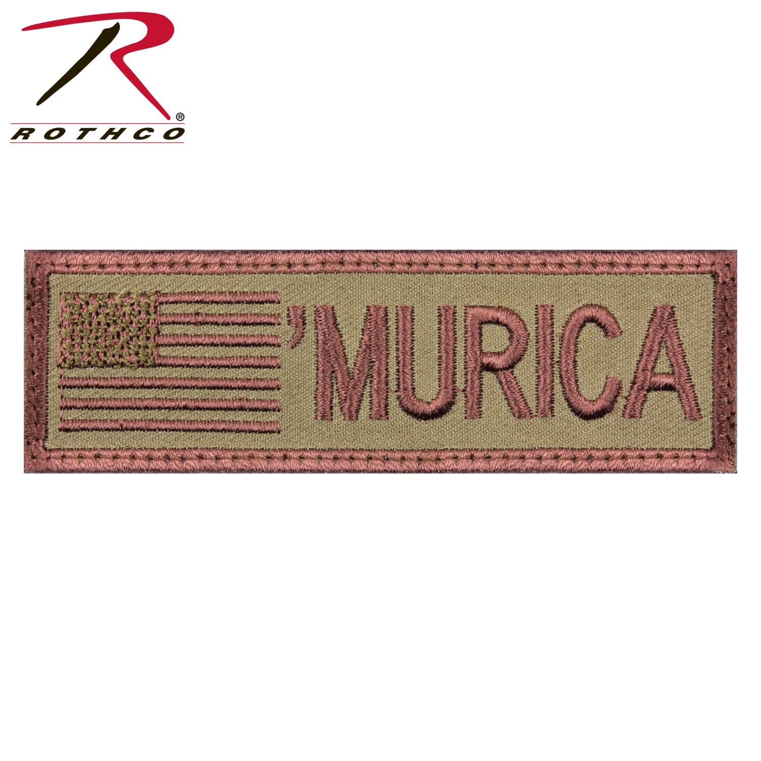 Rothco Murica Flag Patch - 4 Inch US Flag Patch with 'Murica' Phrase