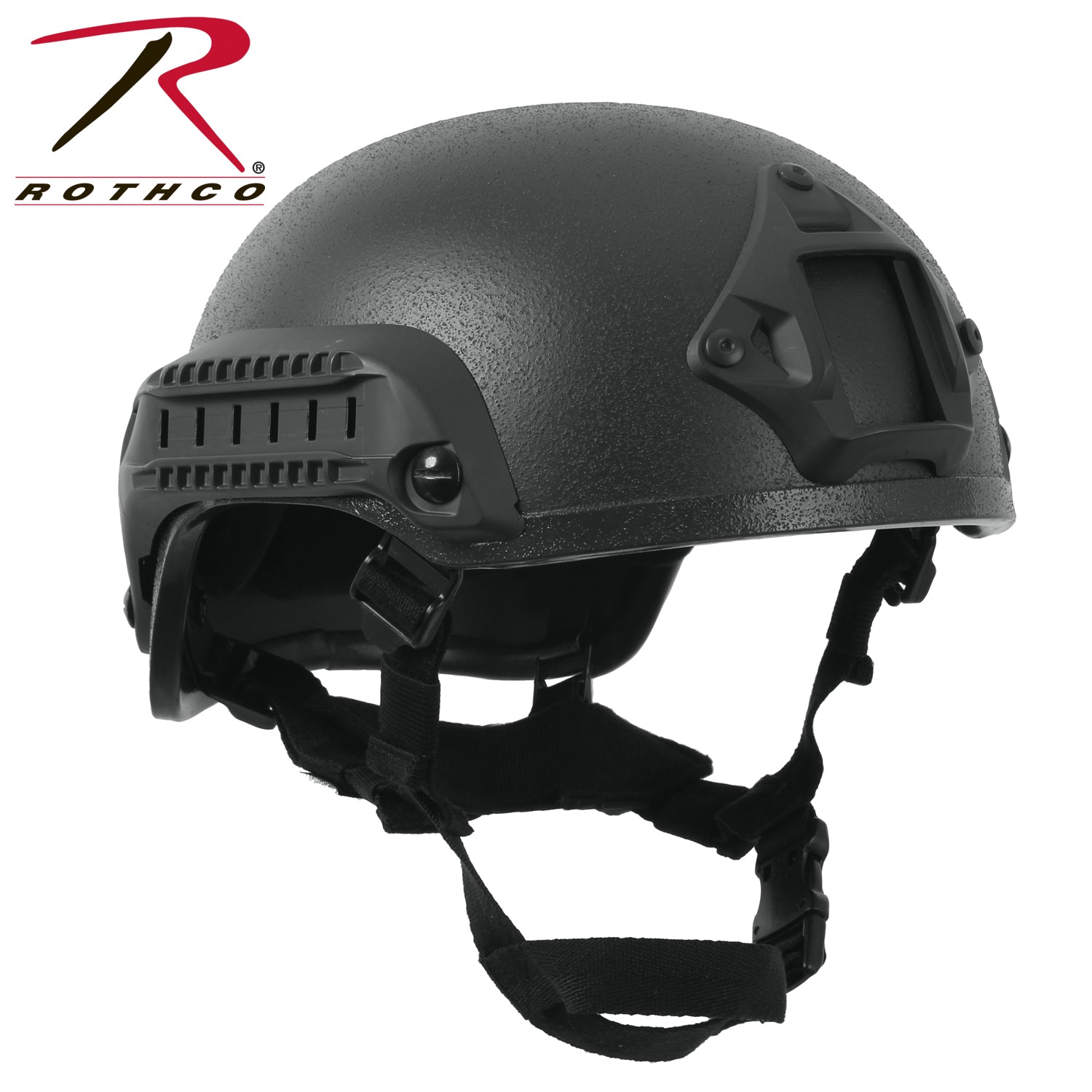 Rothco Base Jump Helmet Black – Lightweight Tactical Helmet with Accessories Mounts