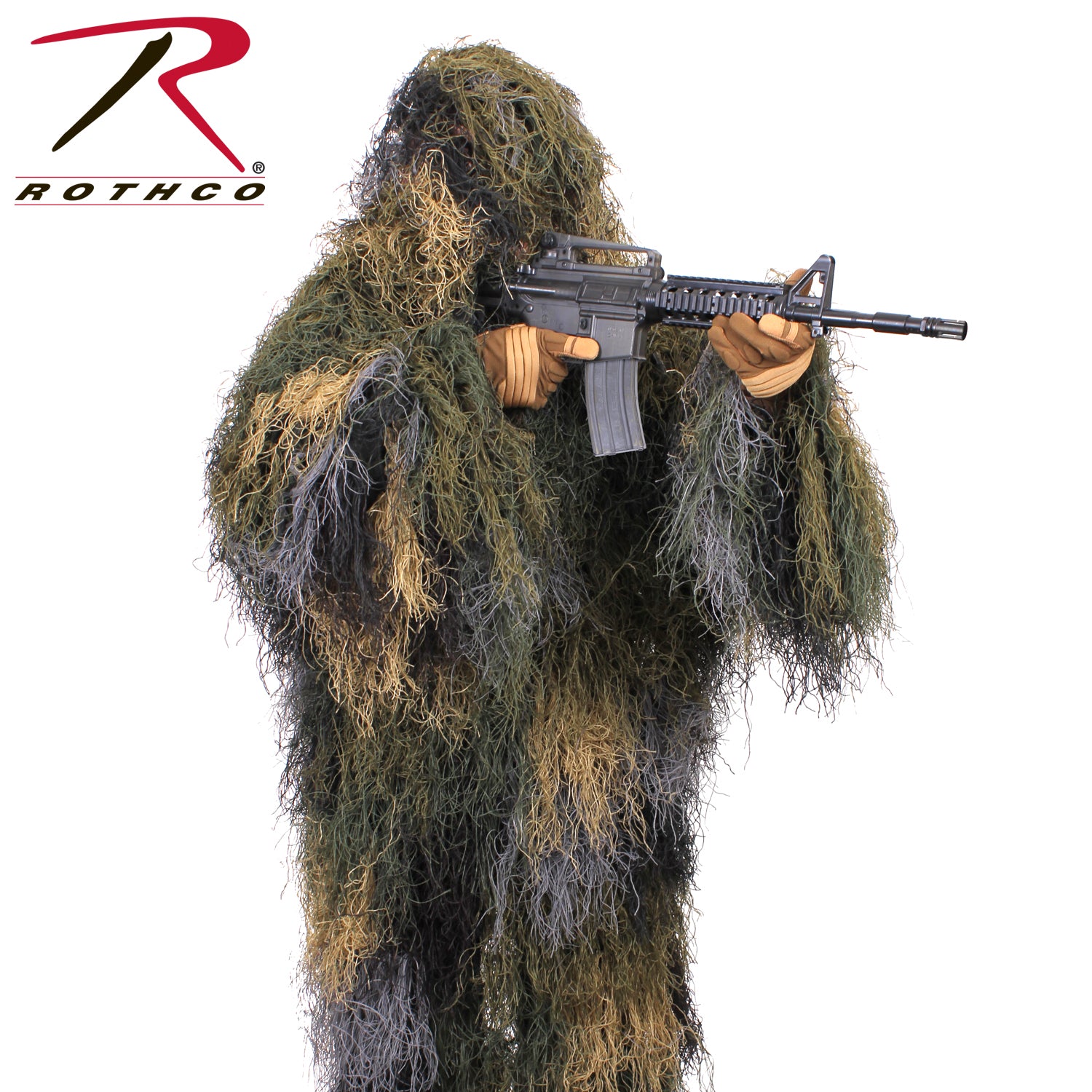 Rothco Lightweight Ghillie Jacket Size M / L – Camouflage Hunting & Outdoor Tactical Wear