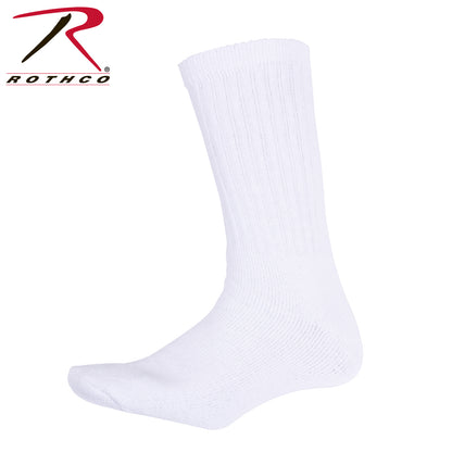 Rothco Athletic Crew Socks White Size 9-11 – Comfortable, Durable Performance Footwear