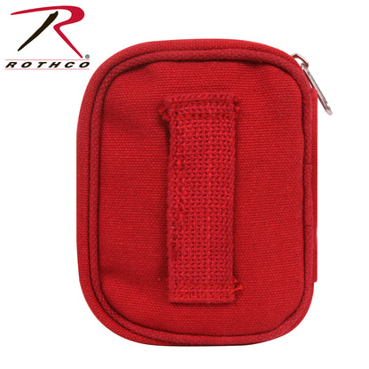 Rothco Zipper First Aid Kit Red Part No. 8318 – Compact Emergency Medical Supplies