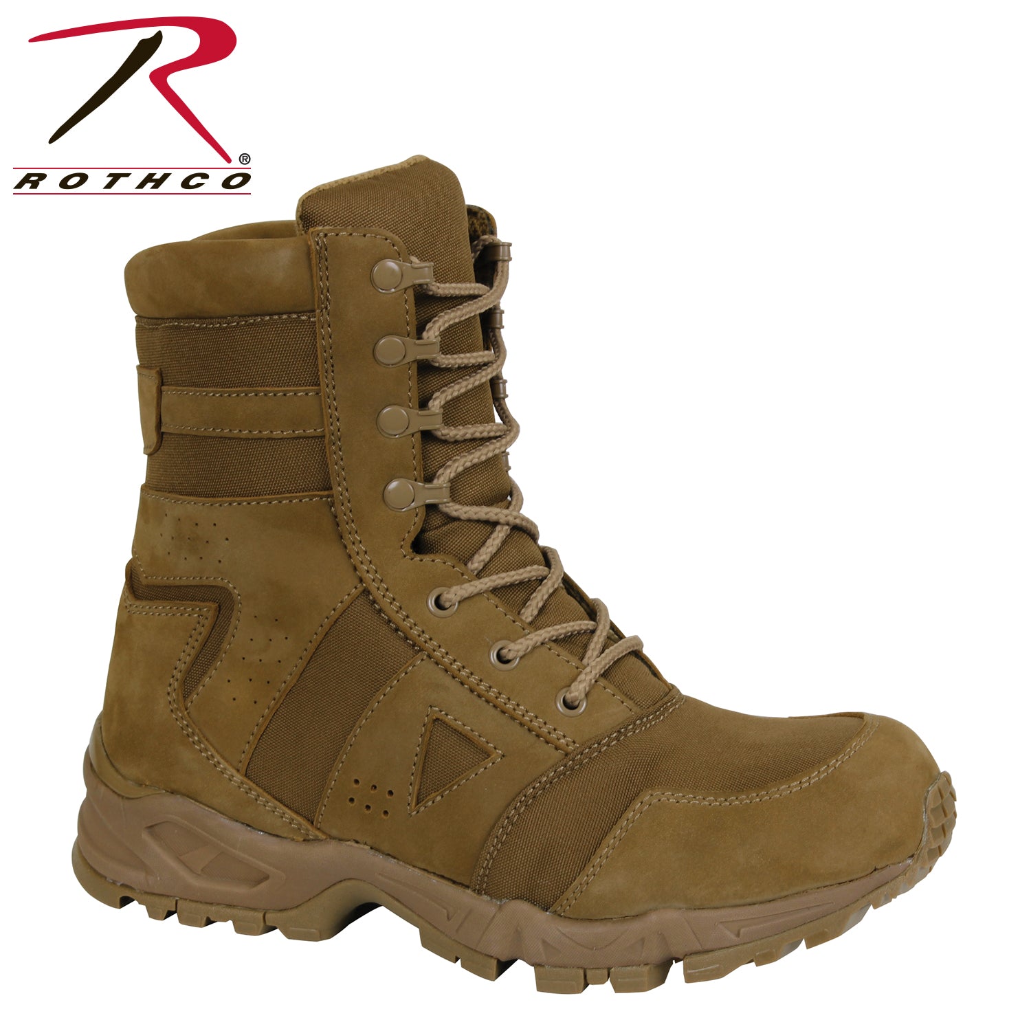 Rothco AR 670-1 Coyote Brown Forced Entry Tactical Boot - 8 Inch, Size 10.5
