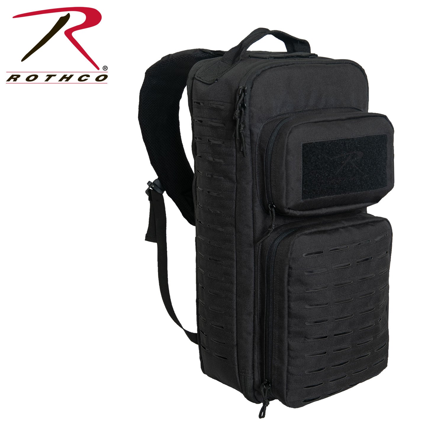 Rothco Tactical Single Sling Pack with Laser Cut MOLLE - Black
