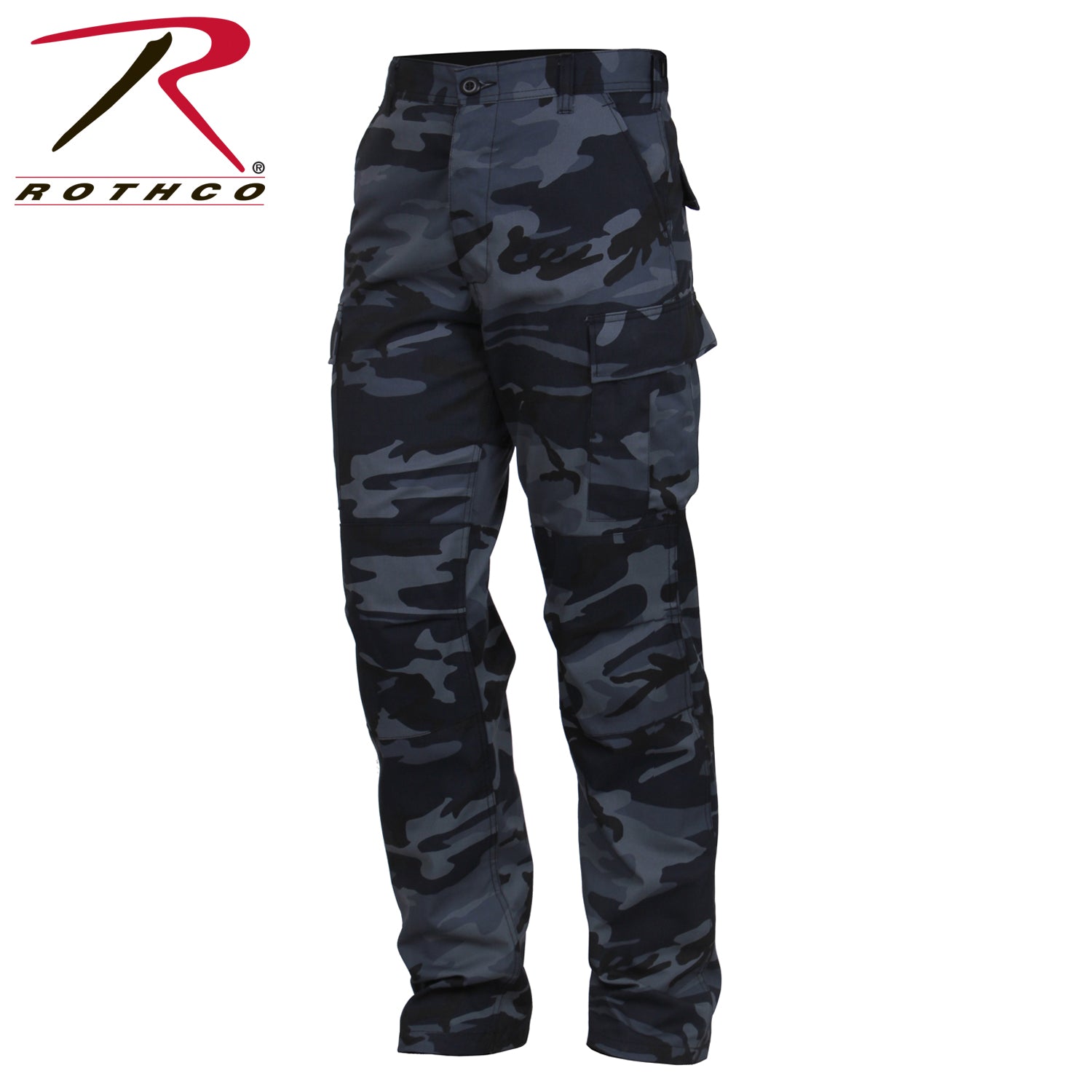 Rothco Color Camo Tactical BDU Pants Midnight Blue Camo Size XS