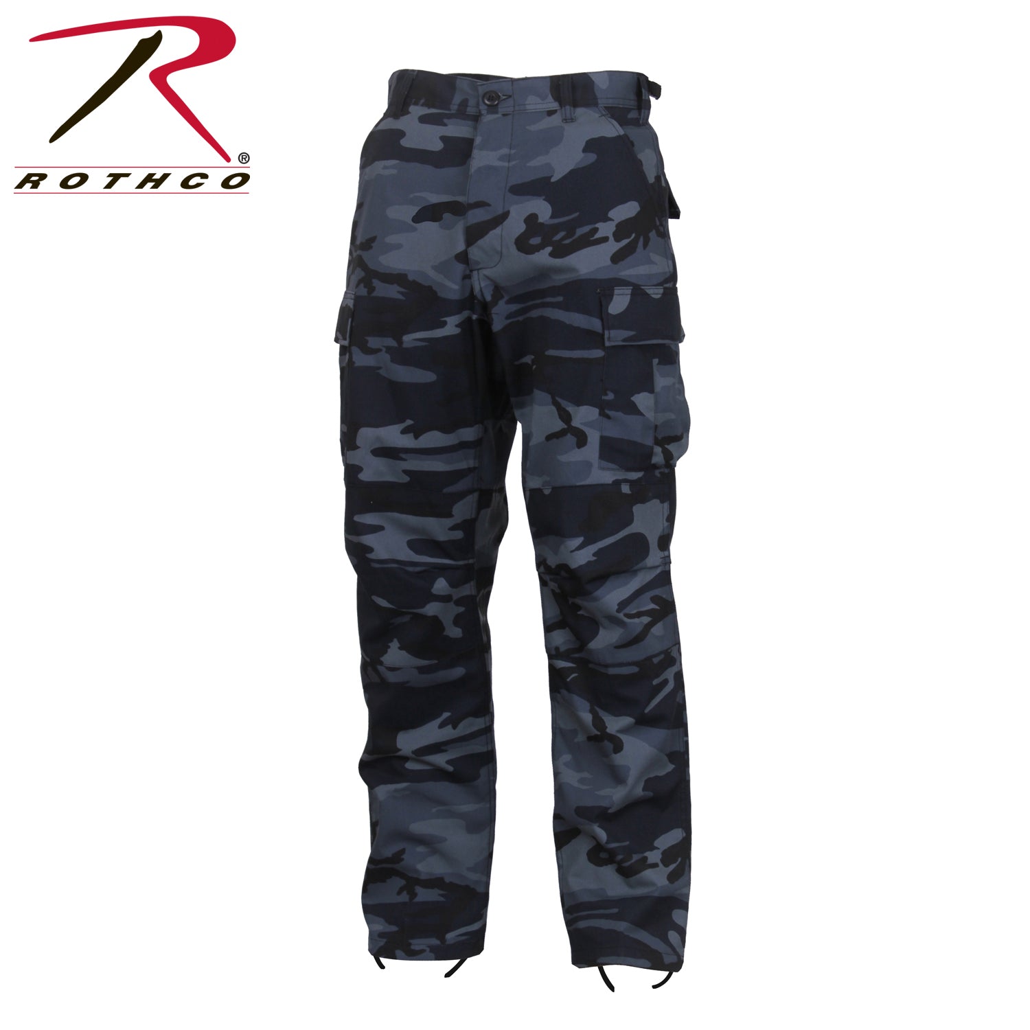 Rothco Color Camo Tactical BDU Pants Midnight Blue Camo Size XS
