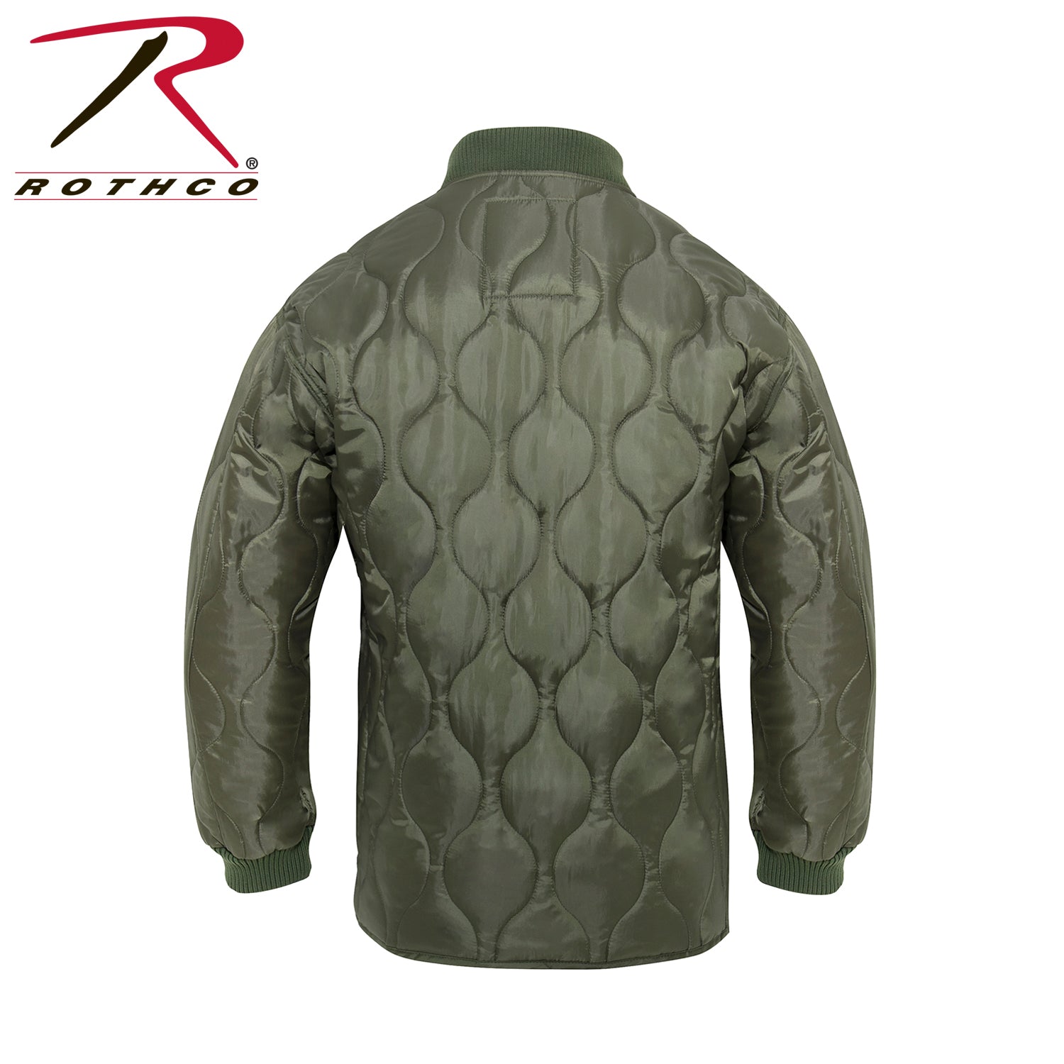 Rothco Quilted Woobie Jacket Olive Drab Size XL - Warm Lightweight Military Outerwear