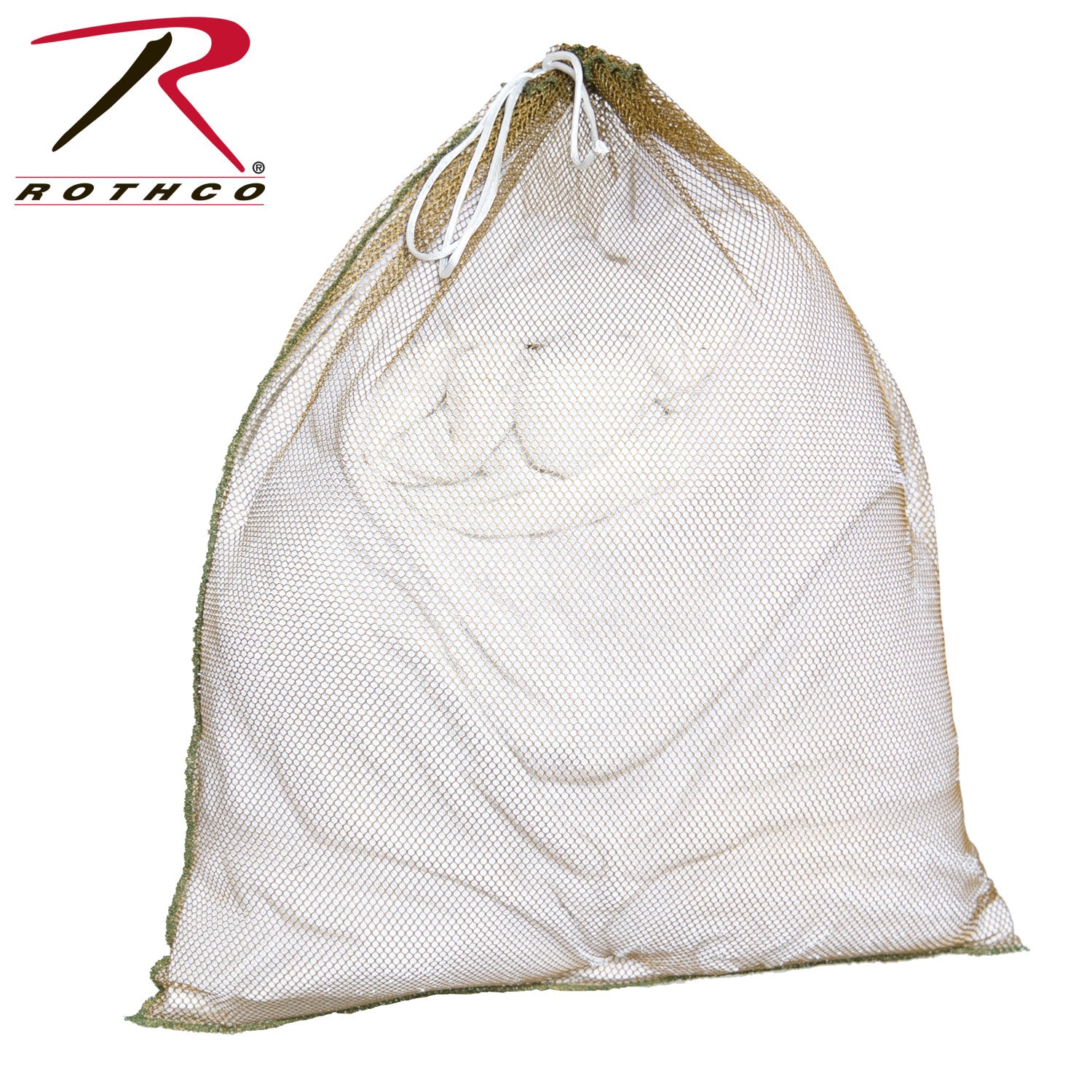 Rothco Large Mesh Bag in Coyote Brown – Durable Nylon Laundry and Travel Storage