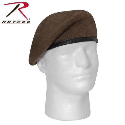 Rothco G.I. Type Inspection Ready Beret – Brown, 7 3/4 Inch Head Size