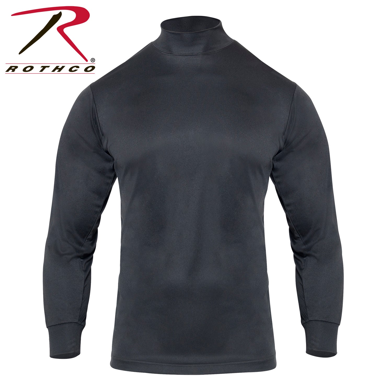 Rothco Moisture Wicking Mock Turtleneck Black Size XL